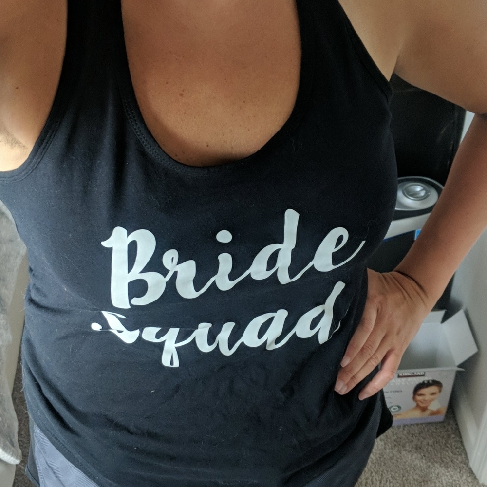 Bride Squad Racerback Tank Top